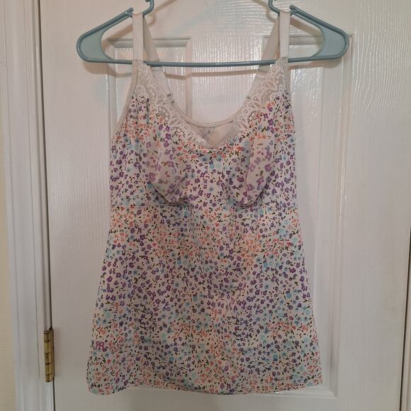 Ruby Ribbon size 38 Heritage Lace Cami support plus size shapewear light nude - Picture 1 of 5